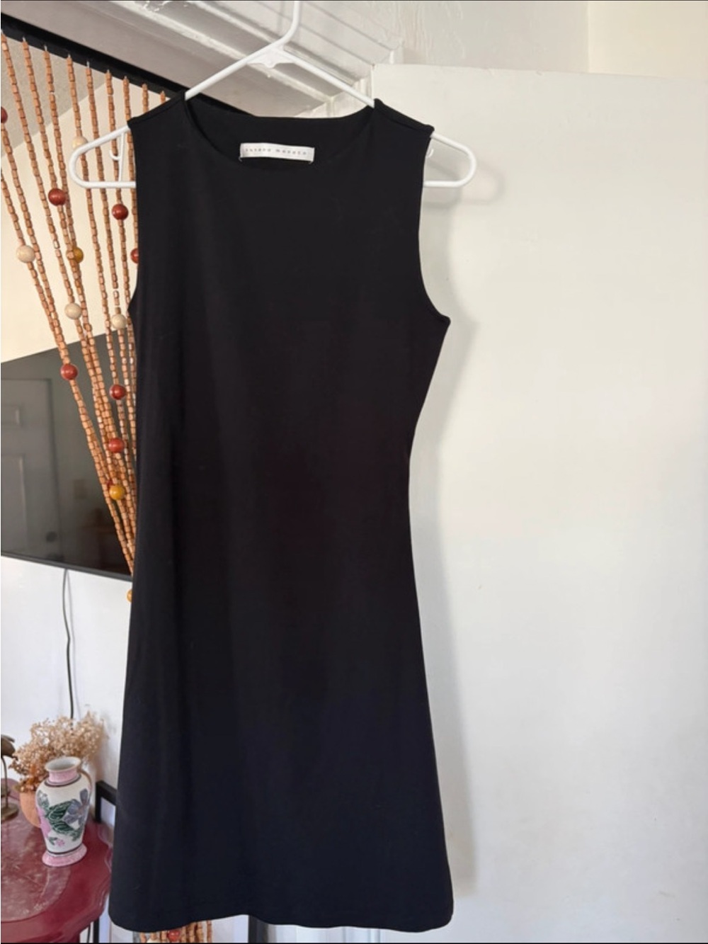 Susana Monaco Black Fitted Dress with Back Cutout
